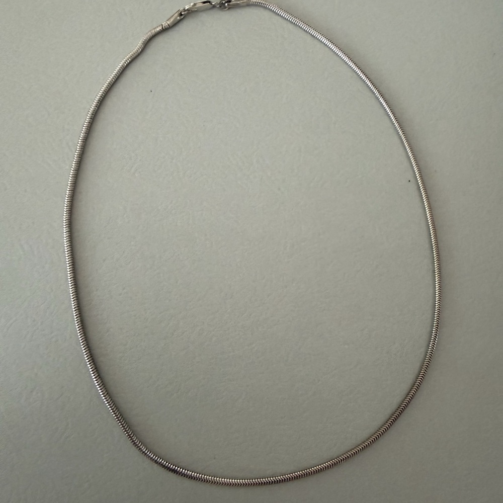 .925 sterling silver snake chain 12g 18 inches